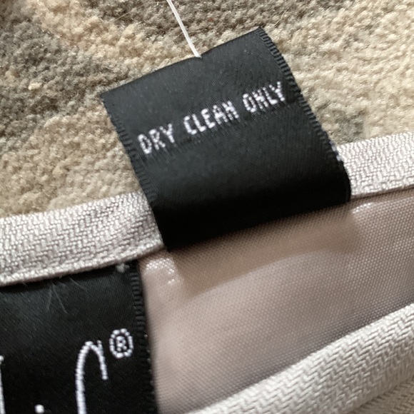 INC NEW pure silk silver evening pants 6 women - Picture 8 of 8